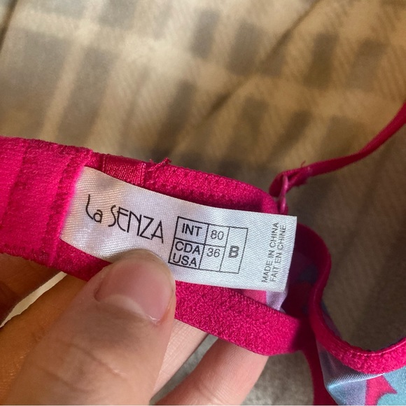 Pink floral 36b La senza bra - Picture 3 of 4